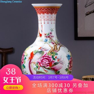 221 new Jingdezhen ceramic contemporary household adornment is placed second crack glaze vase creative gifts