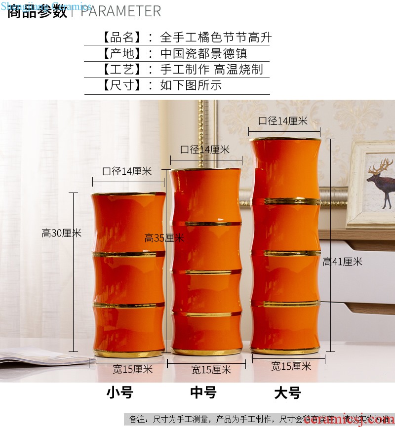 New Chinese style ceramic vase furnishing articles new classical flower arranging flowers sitting room between household example table decoration decoration