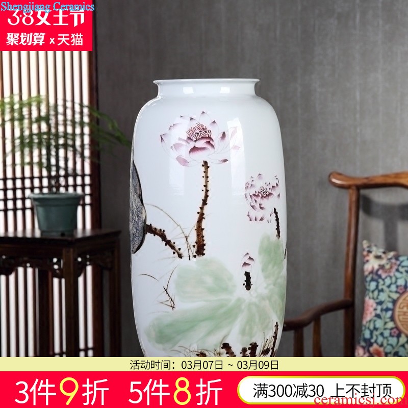 Jingdezhen archaize large jun porcelain vases, flower arranging is new Chinese style ceramic TV ark place to live in the living room accessories