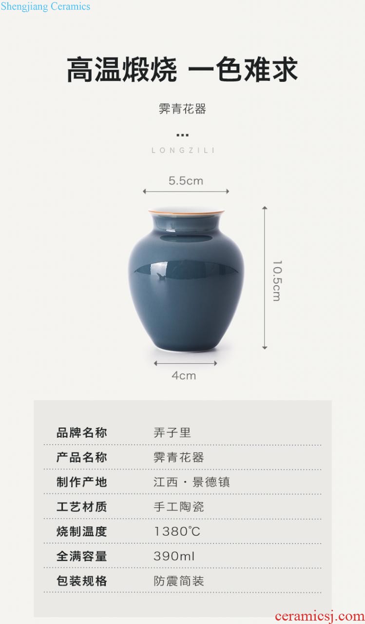 Xi shi pot of jingdezhen ceramic filter in child flower pot teapot kung fu tea set gift