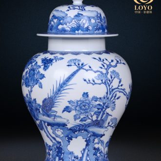 Jingdezhen ceramics furnishing articles imitation qing qianlong pastel colour like ear 18 arhats statue of vase household ornaments