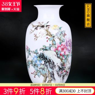 Jingdezhen ceramic antique hand-painted storage of blue and white porcelain jar jar Home sitting room adornment handicraft furnishing articles