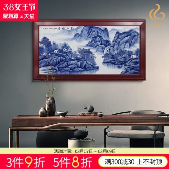 Jingdezhen ceramics porcelain plate painting every year more than decoration home porch sitting room background wall hang a picture