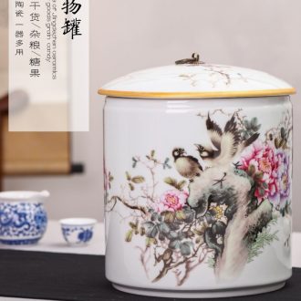 Jingdezhen ceramics furnishing articles hand-painted the icing on the cake lucky bamboo vase flower arranging desktop sitting room adornment ornament