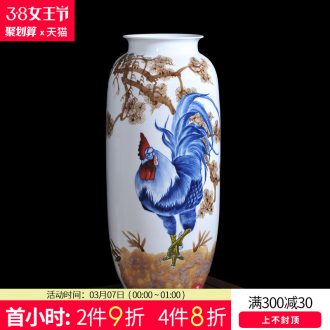 Jingdezhen ceramics Lrene smile vases, flower receptacle Modern home sitting room adornment is placed