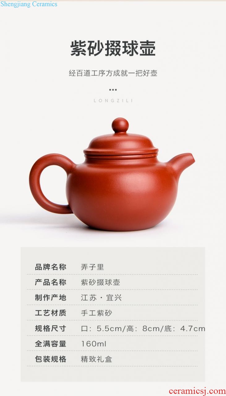 Lane in six gentleman kung fu tea tea accessories of jingdezhen ceramics receive household bamboo ChaZhen ChaGa suits