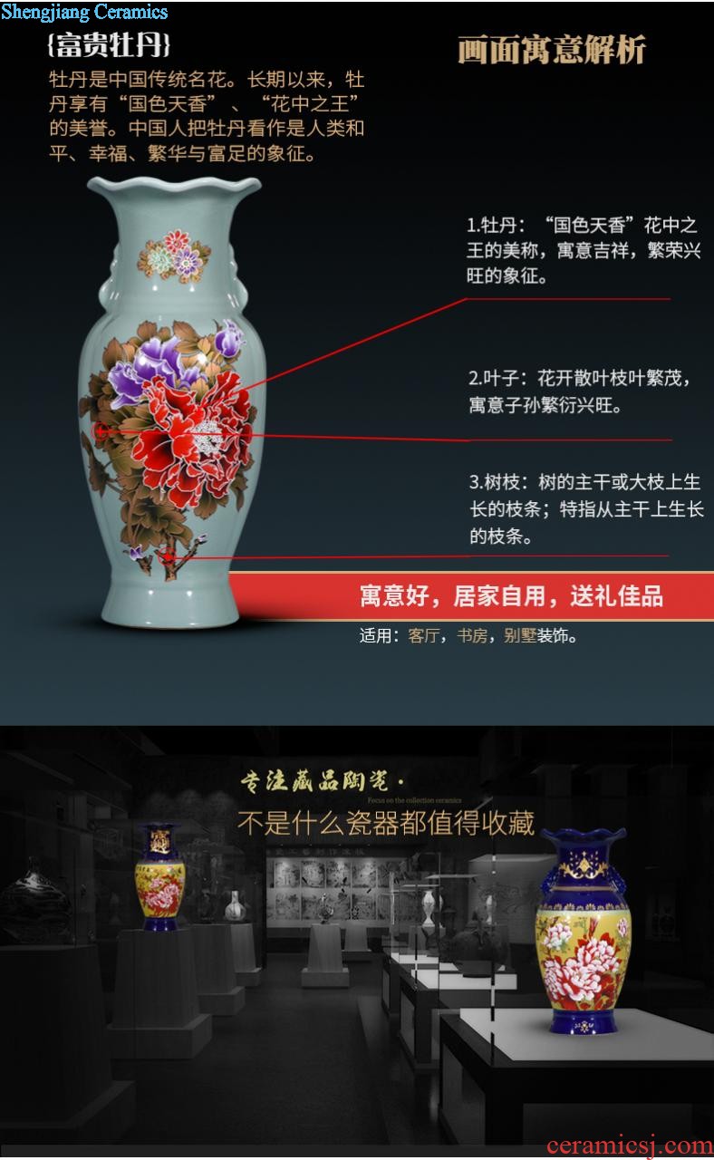 Jingdezhen ceramics manual relief maitreya sculpture porcelain home furnishing articles hc - d25 sitting room hotel decoration