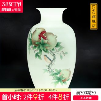 Jingdezhen ceramics lrene khe sanh autumn mood large vases, flower arrangement, the sitting room of Chinese style household decorative furnishing articles