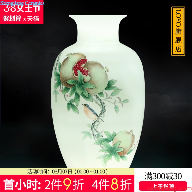 Jingdezhen ceramics lrene khe sanh autumn mood large vases, flower arrangement, the sitting room of Chinese style household decorative furnishing articles