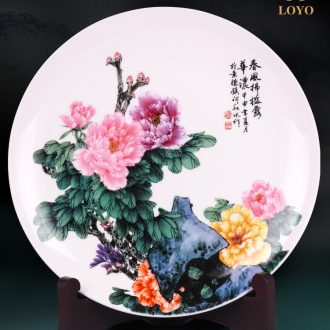 Jingdezhen ceramics furnishing articles TV ark Famous cuckoo chun New Chinese style household flower arrangement sitting room decorations