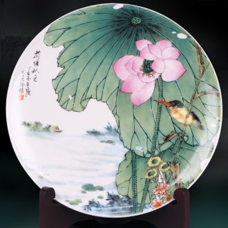 Jingdezhen ceramics vase furnishing articles Hand painting of flowers and thin body new Chinese style household porcelain flower arranging small handicraft