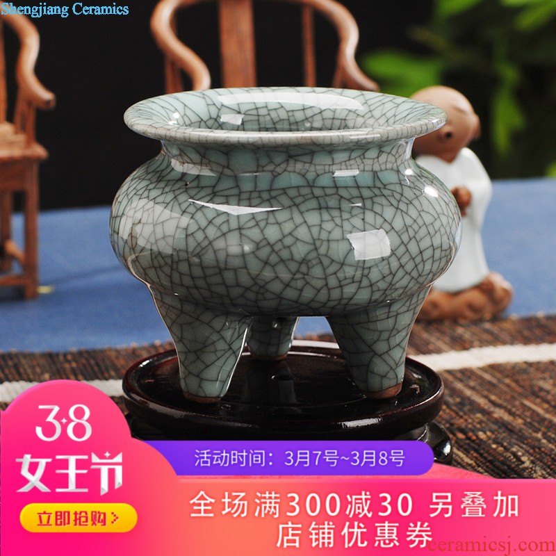 Of 264 hand-painted porcelain jingdezhen ceramics youligong vase Household China antique wooden frame suits