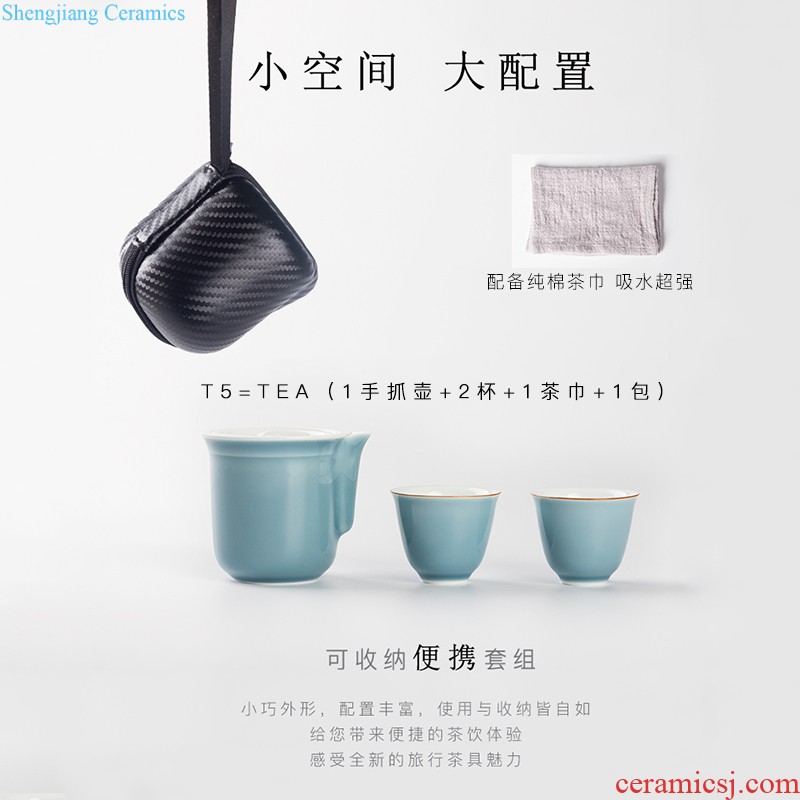 Jingdezhen ceramic tea pot large put tea POTS household seal pot with cover POTS to save tea POTS