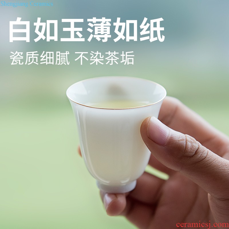 Jizhou kiln konoha temmoku kunfu tea glass ceramic sample tea cup big bowl master cup single cup lamp cup