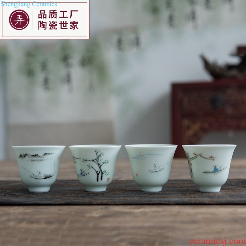 White porcelain tea sets jingdezhen domestic xi shi pot of tea ware built water box of a complete set of contracted kunfu tea cups