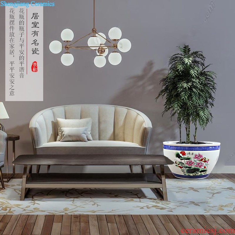 Jingdezhen ceramic flower vases sitting room 179 modern home decoration Mesa decoration handicraft furnishing articles