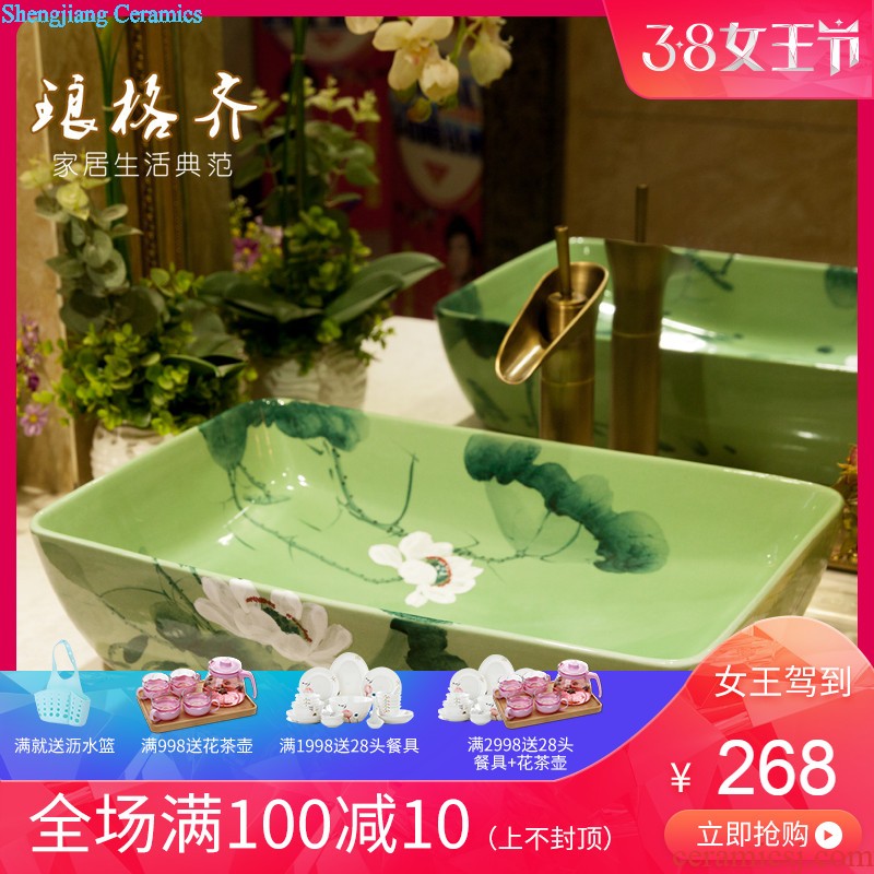 Koh larn qi ceramic wash mop pool large Mop pool slot diamond mop Drag the trumpet to mop sink basin of the balcony