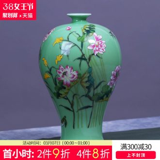 Jingdezhen porcelain vase Archaize youligong beauty tip of blue and white porcelain decoration home furnishing articles in the living room