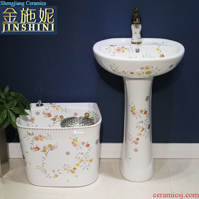 Gold cellnique Siamese toilet implement mute odor-proof wei yu household ceramic water saving toilet implement