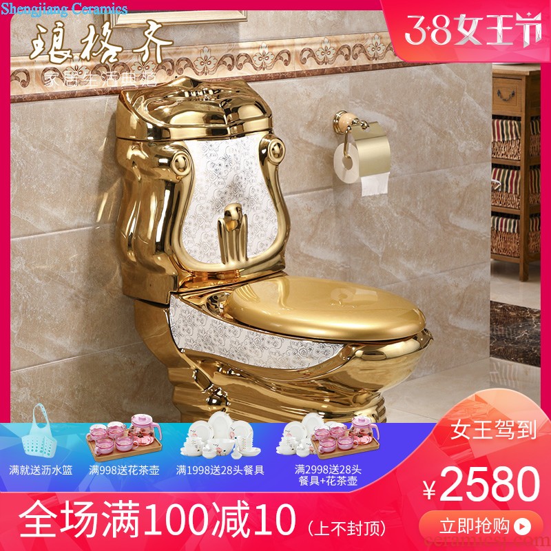 Art pillar basin ceramic floor pillar type lavatory toilet lavabo balcony one wash basin