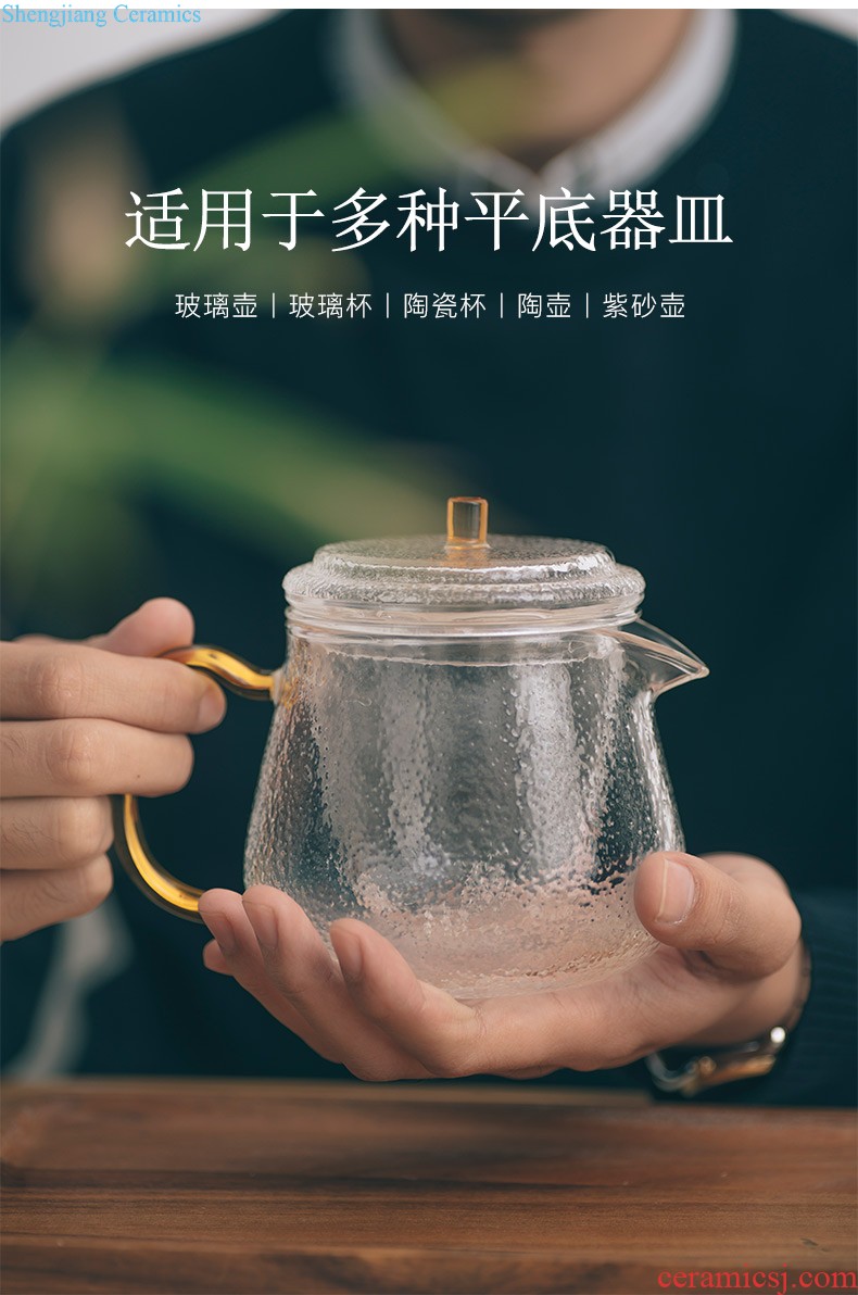 Jingdezhen ceramic tea pot travel to save tea pot home small tea warehouse containers of tea tea sealed storage tank