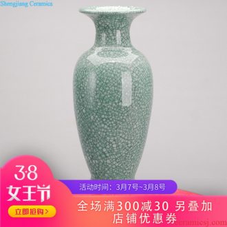 262 jingdezhen ceramic thin ivory tire hollow out blue and white porcelain vase Modern home decoration furnishing articles