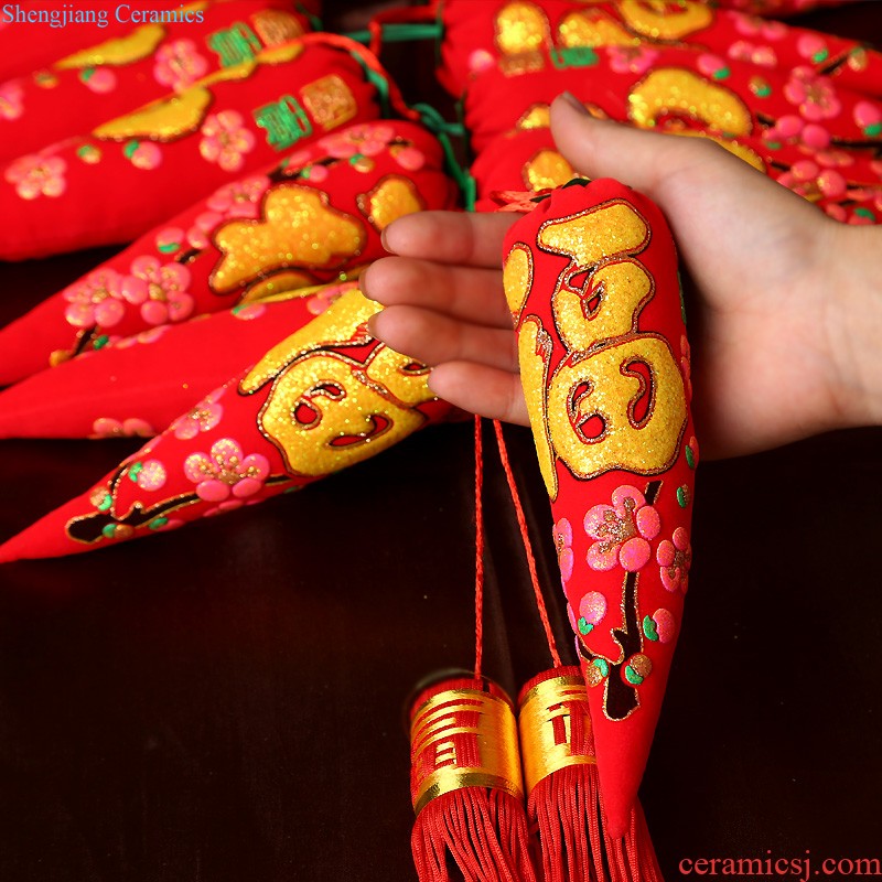 Rich tree a metope adornment to hang New Year decorations Spring Festival holiday supplies store layout