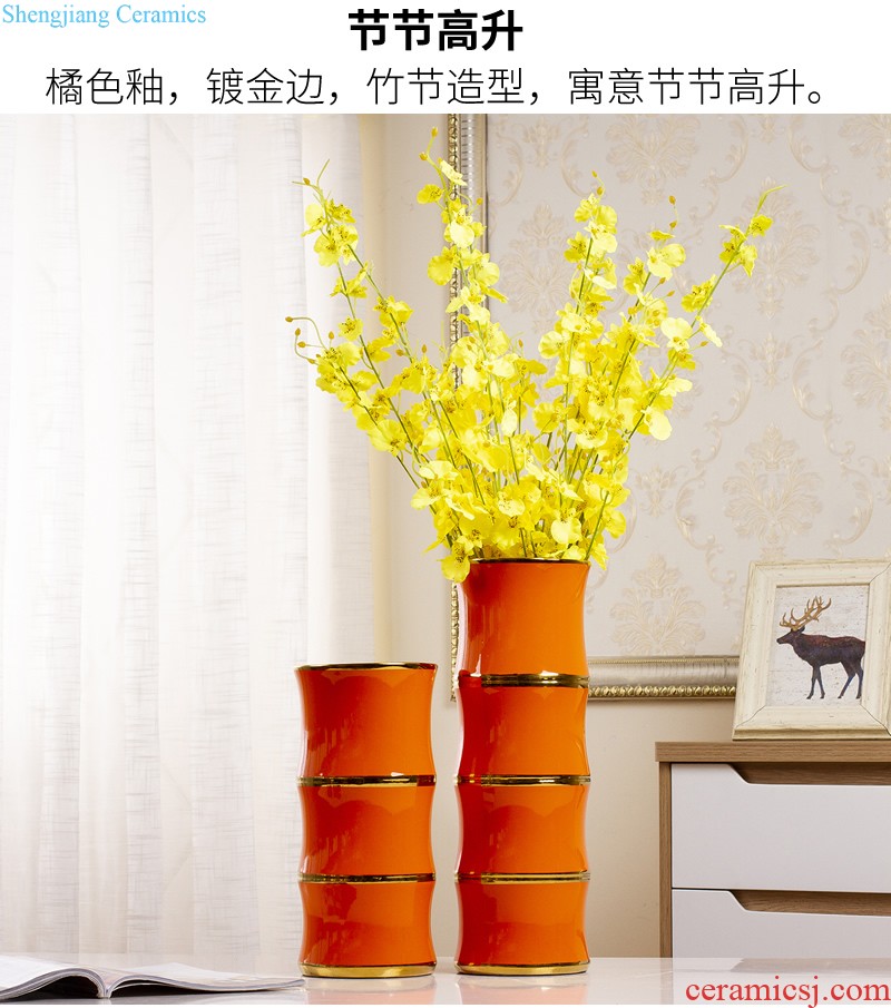 New Chinese style ceramic vase furnishing articles new classical flower arranging flowers sitting room between household example table decoration decoration