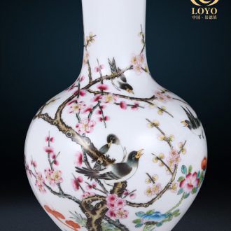 Jingdezhen ceramics hand-painted blue and white porcelain dragon gall bladder Chinese style classical home sitting room collect adornment furnishing articles