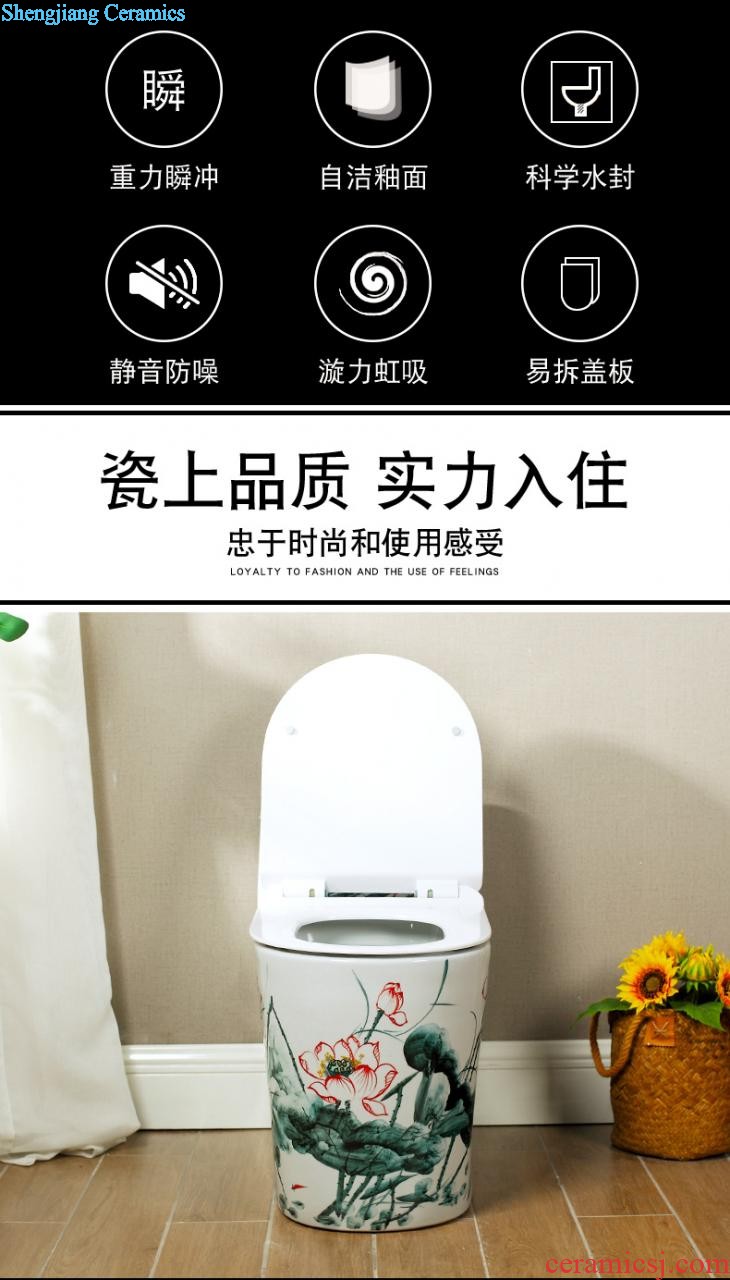 Post, his creative ordinary household toilet bowl European ceramics siphon toilet flush individuality