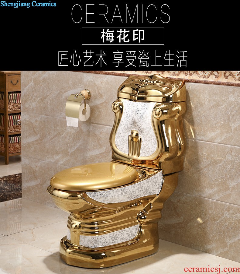 Art pillar basin ceramic floor pillar type lavatory toilet lavabo balcony one wash basin