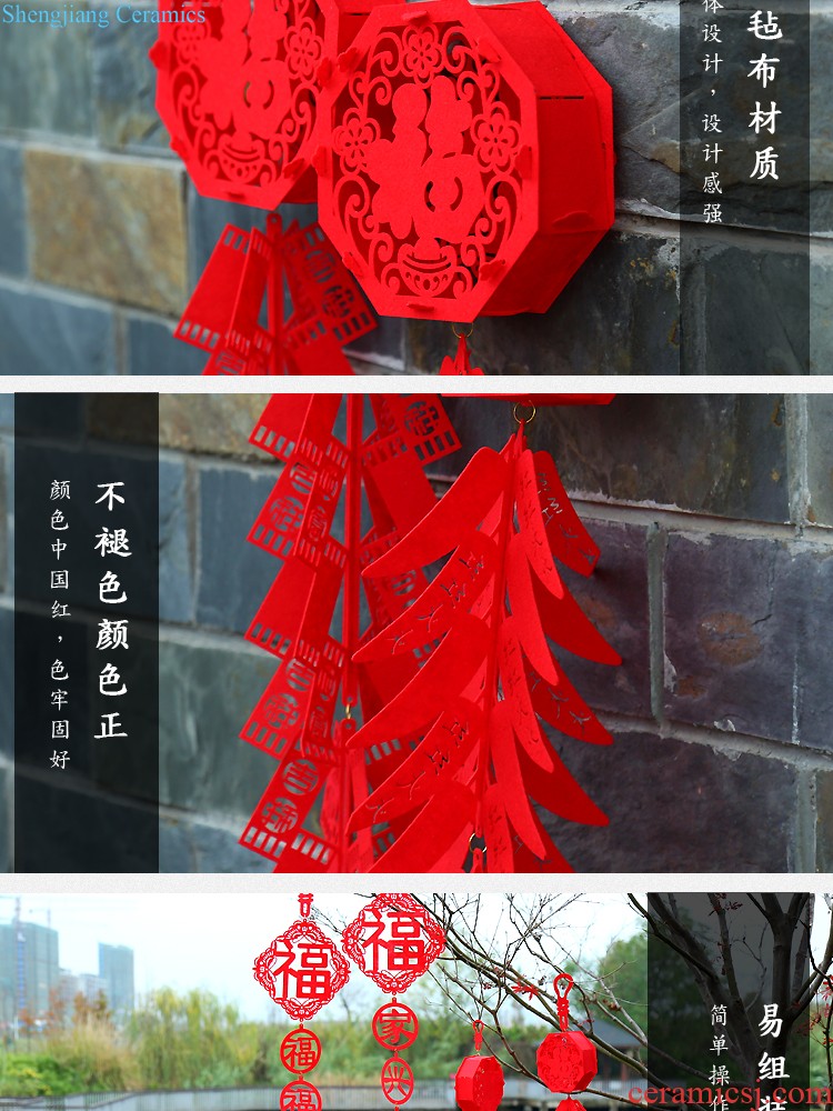 Chinese New Year New Year's day New Year's day New Year decoration arrangement pendant accessories shop market everyone spent sitting room adornment