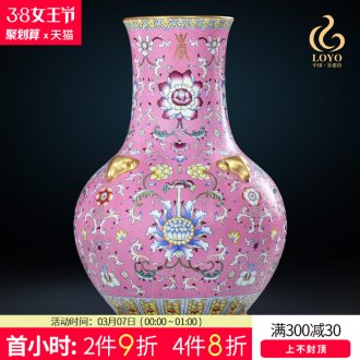 Jingdezhen ceramics furnishing articles hand-painted vase more Chinese style year after year hydroponic flower arrangement sitting room adornment ornament