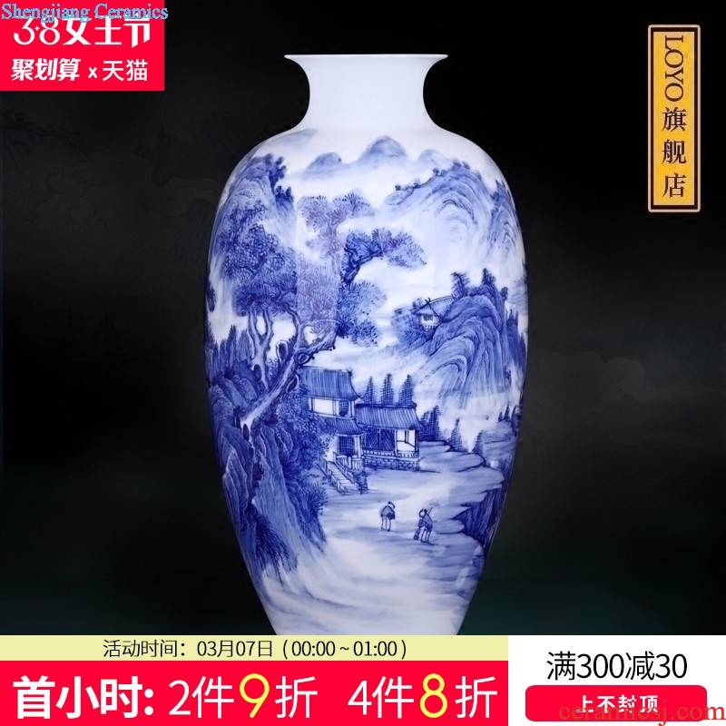 Jingdezhen ceramics Archaize principal colour enamel porcelain flower vases, flower adornment the celestial sphere furnishing articles