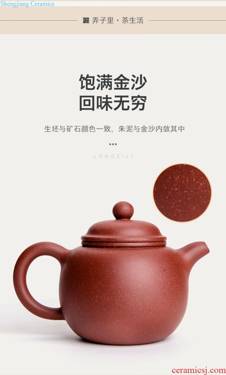 Storage type circular dry tea tray jingdezhen ceramics foam plate Household contracted tray reservoir type small bamboo tea sea