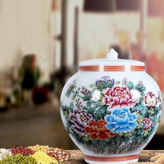 Jingdezhen ceramics modern three-piece floret bottle of flower arrangement, sitting room of Chinese style household decorations crafts