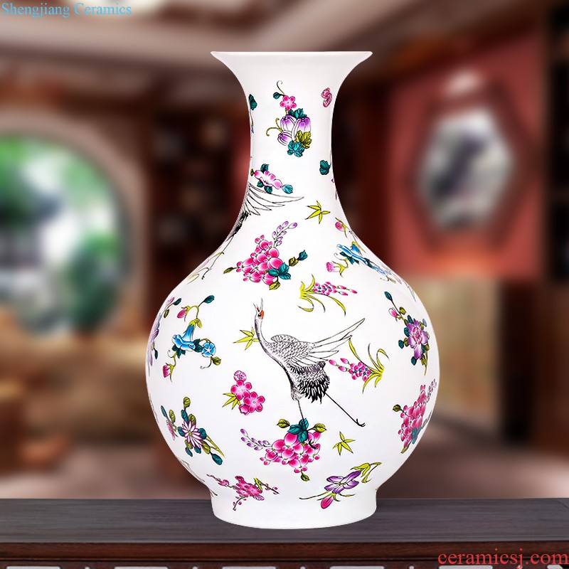 Jingdezhen ceramics hand-painted archaize of large blue and white porcelain vase furnishing articles home sitting room adornment handicraft