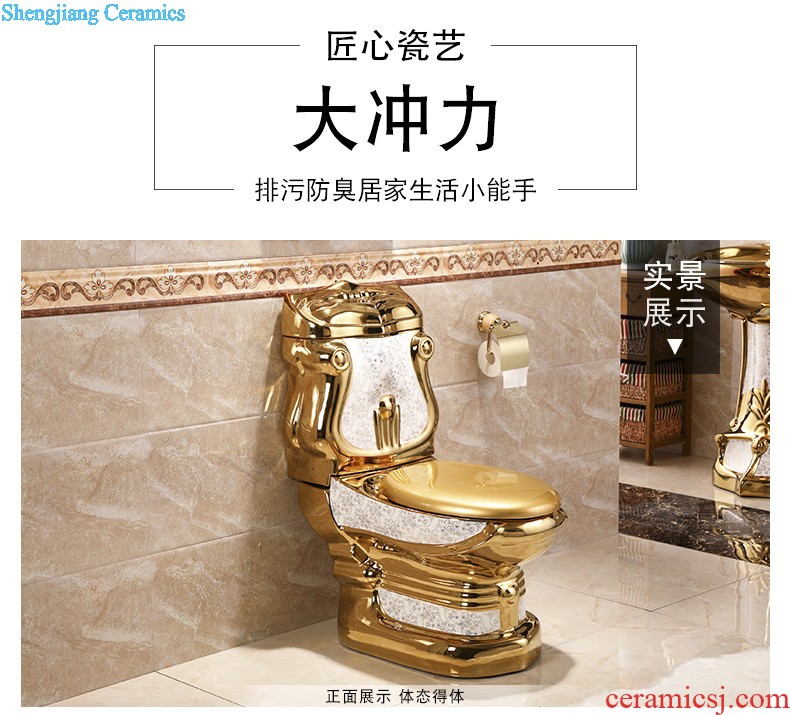 Art pillar basin ceramic floor pillar type lavatory toilet lavabo balcony one wash basin