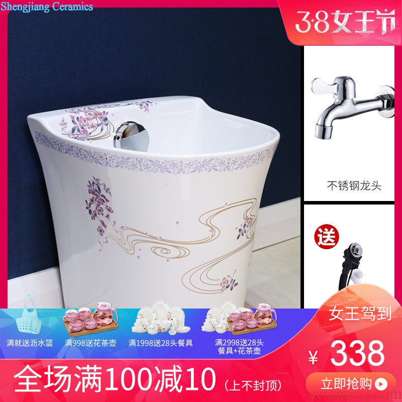 Koh larn, qi stage basin sink lavatory ceramic european-style bathroom art basin of the basin that wash a face