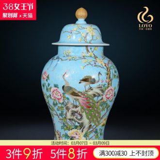 Jingdezhen ceramics hand-painted pastel still life of zen with Chinese style household adornment sitting room place of Buddhism