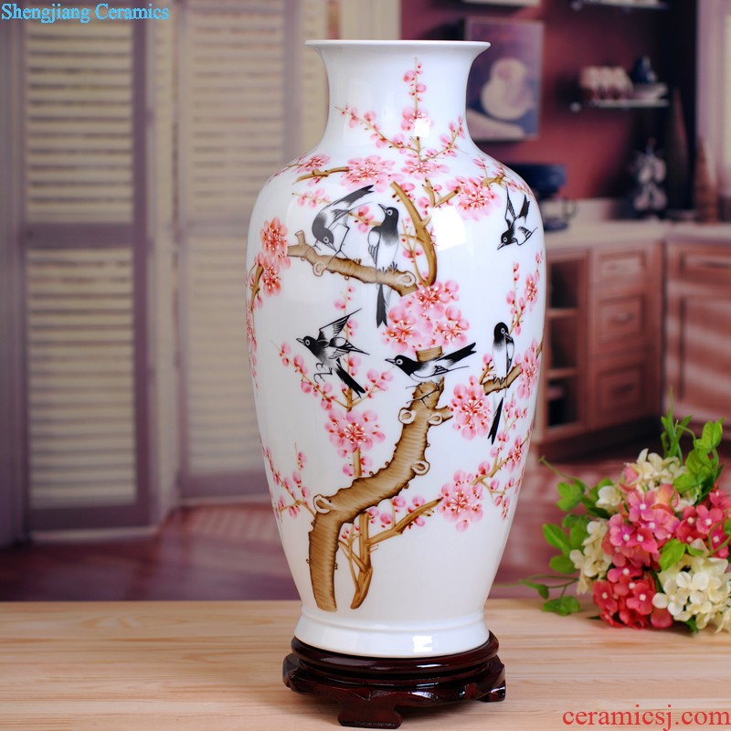 Jingdezhen porcelain ceramic vase sitting room 085 modern fashion white furnishing articles or household decoration decoration