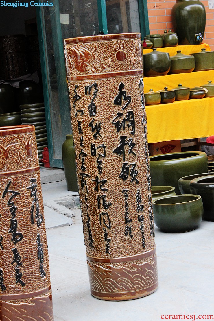 Vase e034 jingdezhen ceramics hand-painted years more than the sounds of large sitting room place Chinese style home furnishings