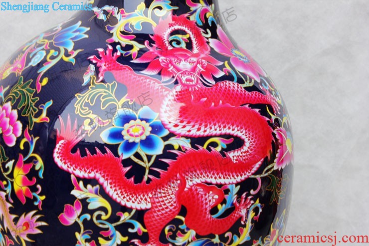 Aj34 jingdezhen ceramics in extremely good fortune of large vases, home sitting room adornment is placed new home decoration