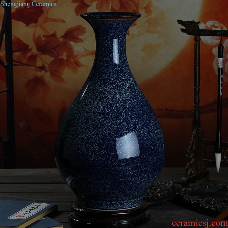 Jingdezhen ceramics new Chinese vase furnishing articles dried flower arranging flowers sitting room home TV ark soft adornment is placed