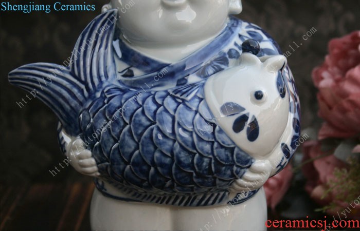 The rain tong household soft outfit home | jingdezhen ceramics single color glaze loess furnishing articles ceramic handmade porcelain decoration