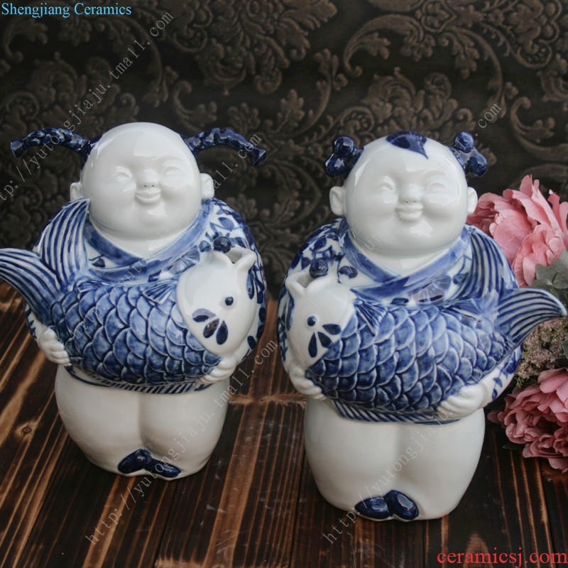 The rain tong household soft outfit home | jingdezhen ceramics single color glaze loess furnishing articles ceramic handmade porcelain decoration