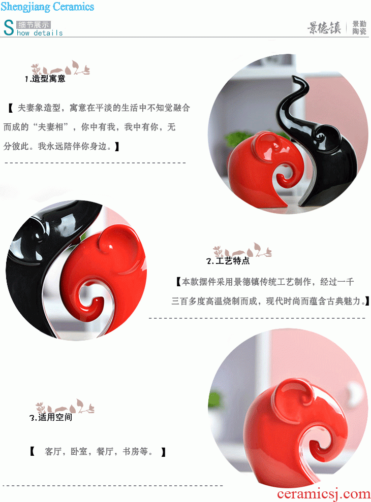 Rosewood tea base 111 jingdezhen process manual sculpture three layers of household vase decoration decoration