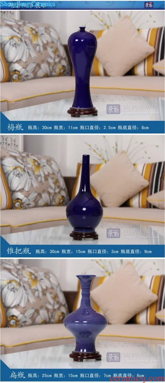 Blue and white porcelain of jingdezhen ceramics hand-painted vases, flower arrangement home office sitting room adornment porch ark furnishing articles