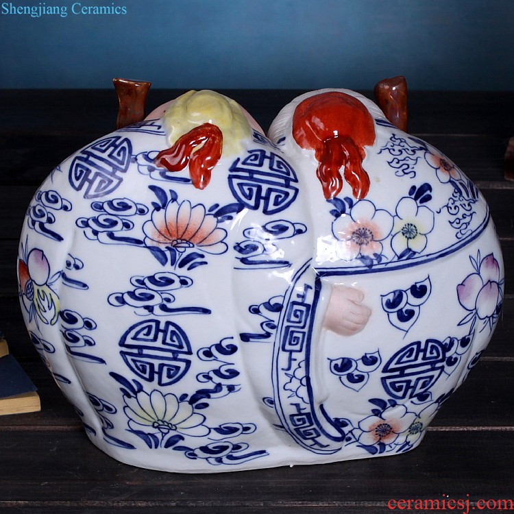 General ceramic pot of new Chinese style household soft adornment TV ark place the sitting room porch example room decoration decoration