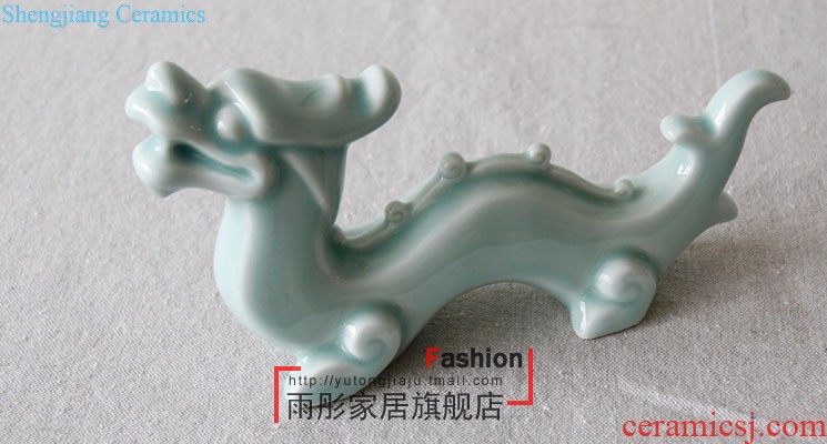 Jingdezhen ceramic vase landing Sitting room of contemporary and contracted household TV ark show porch is decorated furnishing articles